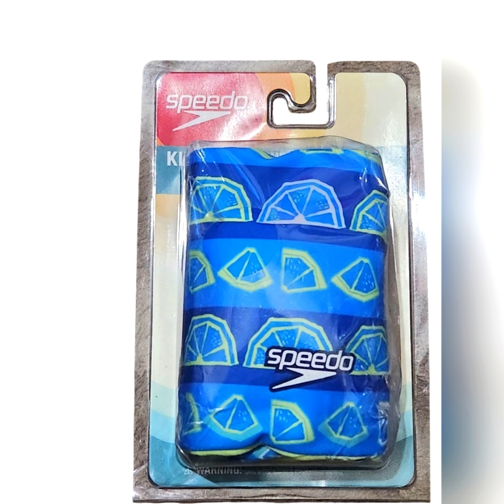 Speedo Capri Blue Patterned Fabric Armbands